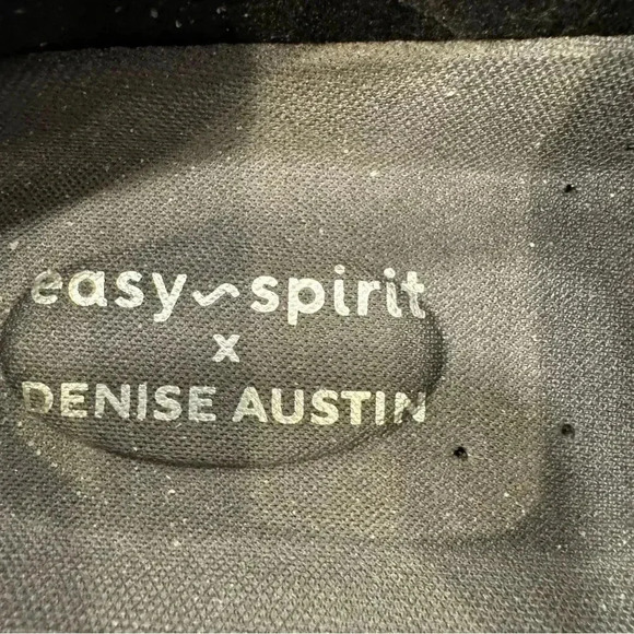 NEW Easy Spirit x Denise Austin Tiptoe Clog Sneaker Black Size 8.5 W - Picture 9 of 9